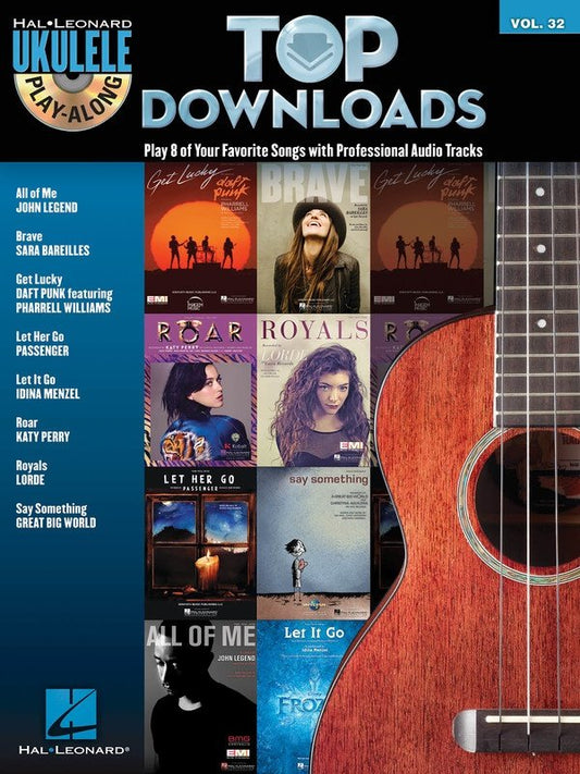 Top Downloads — Ukulele Play-Along Vol. 32, Book/CD (Hal Leonard)
