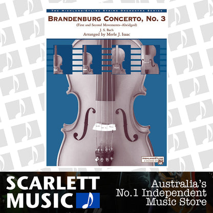 Brandenburg Concerto No 3 String Orchestra Sheet Music Grade 3 — view 2