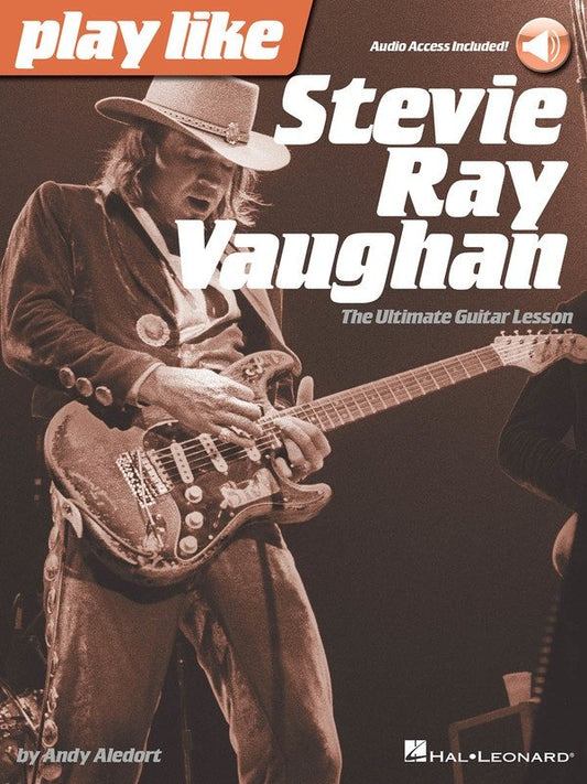 Play Like Stevie Ray Vaughan — Guitar TAB, Book/Online Audio (Hal Leonard)