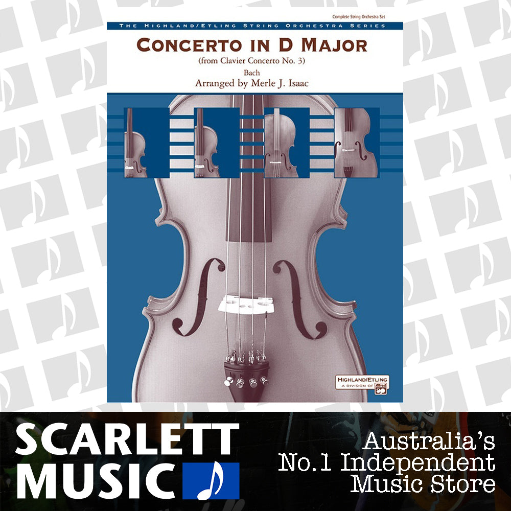 Concerto In D String Orchestra Gr 3 Conductor Score — view 2