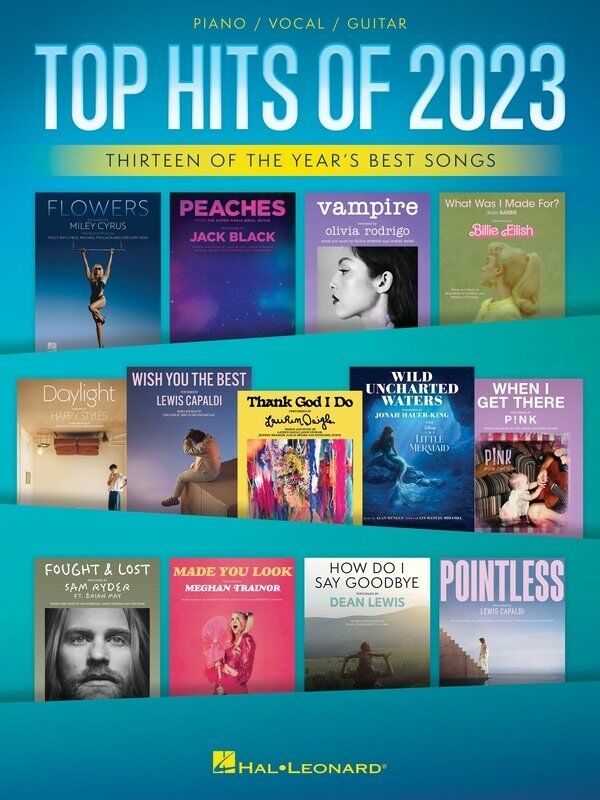 Top Hits of 2023 Piano, Vocal & Guitar Songbook by Hal Leonard