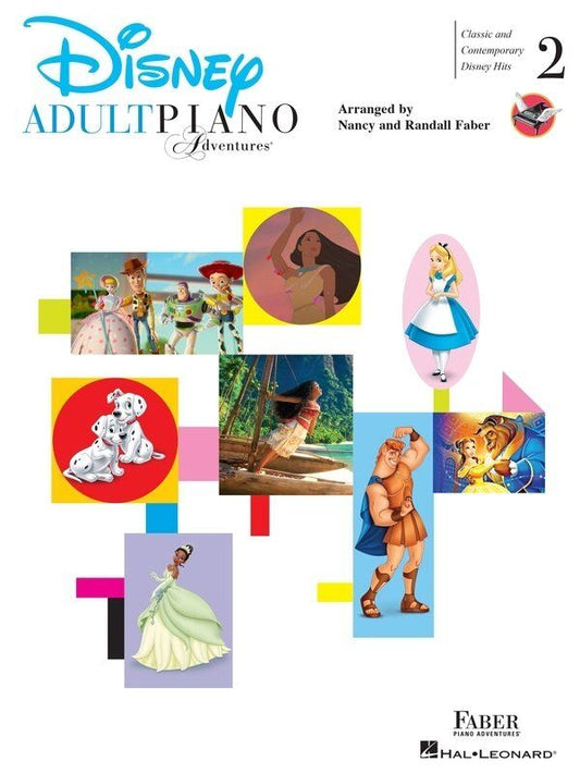 Adult Piano Adventures Disney Book 2 - 24 Arrangements for Intermediate Piano Players