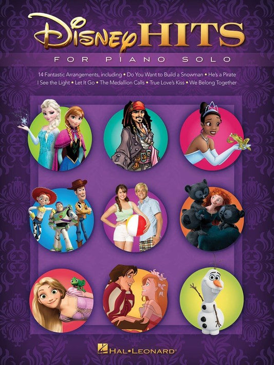 Disney Hits for Piano Solo — Piano Solo Songbook (Hal Leonard)