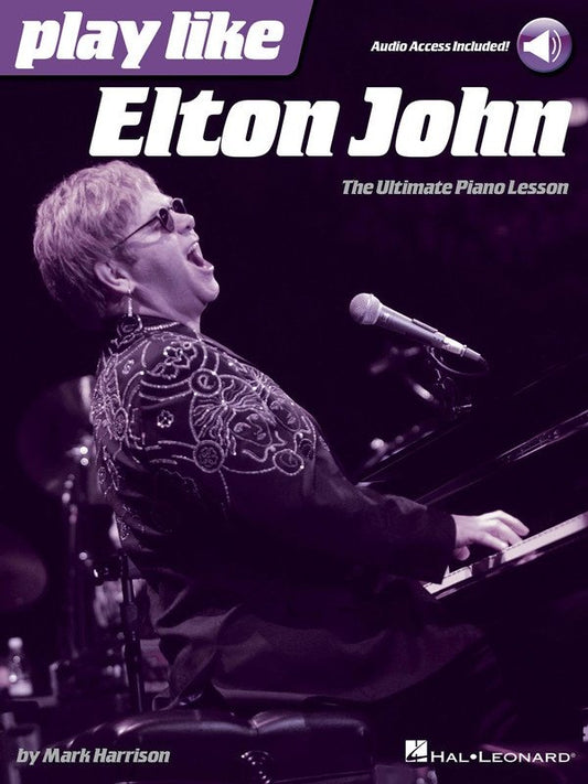 Play Like Elton John — Piano, Book/Online Audio (Hal Leonard)
