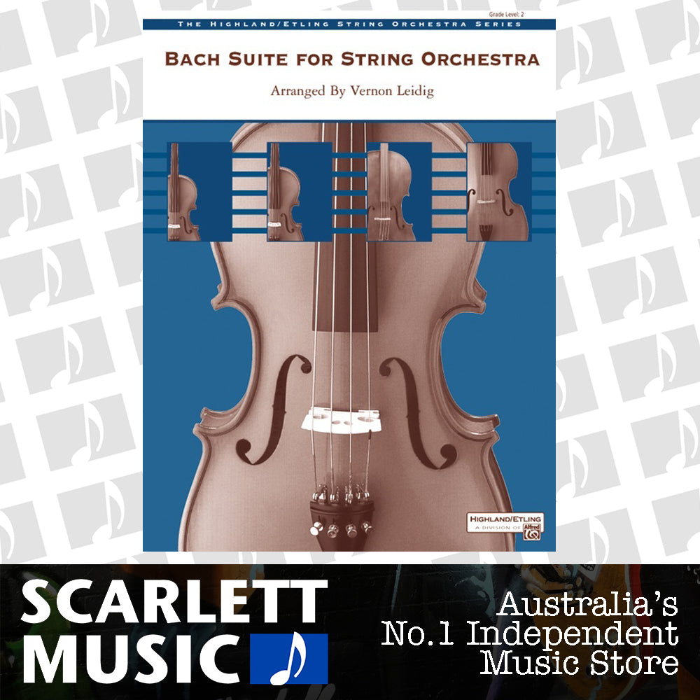 Bach Suite for String Orchestra Sheet Music — view 2