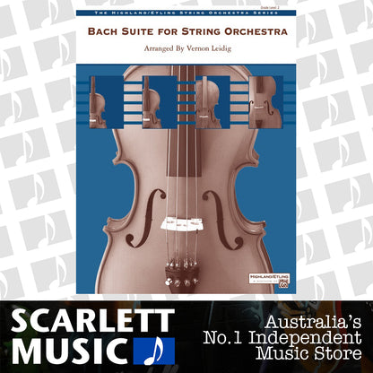 Bach Suite for String Orchestra Sheet Music — view 2