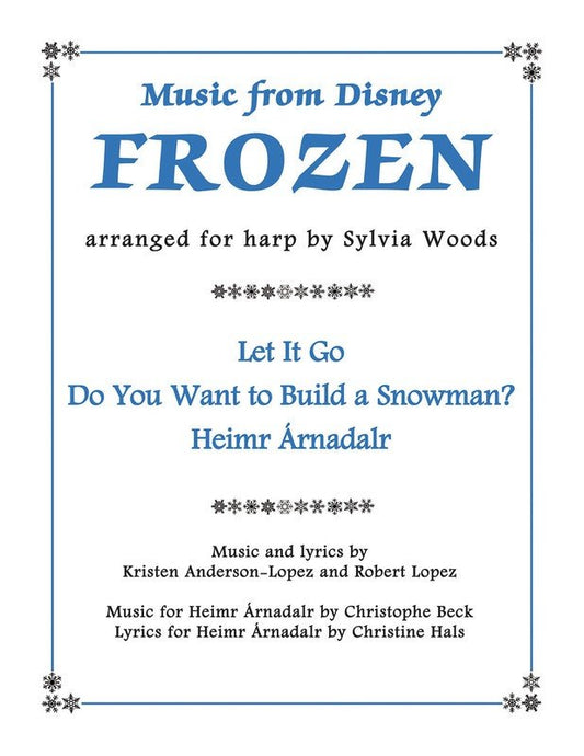 Music from Disney's Frozen — Harp (Hal Leonard)