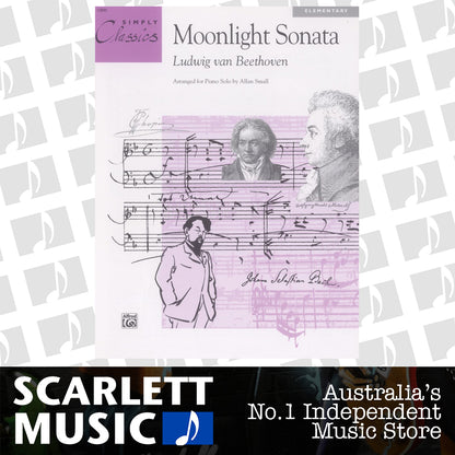 Moonlight Sonata Simplified Piano Solo — view 2