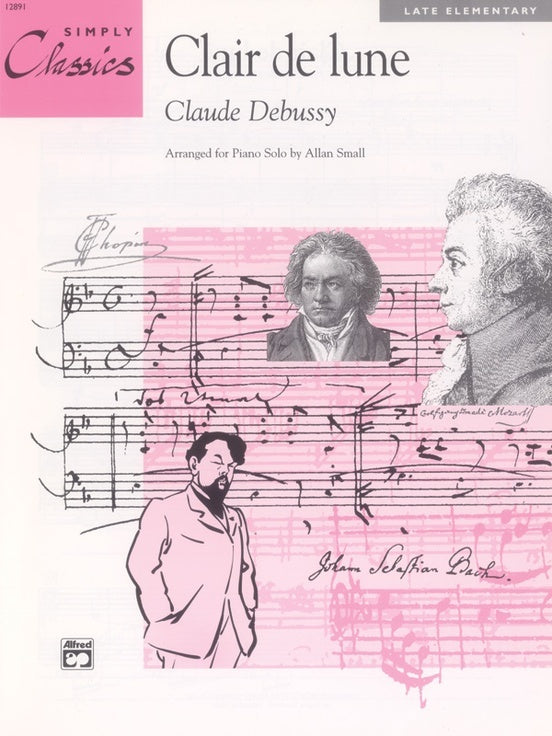 Clair De Lune Simplified Piano Solo