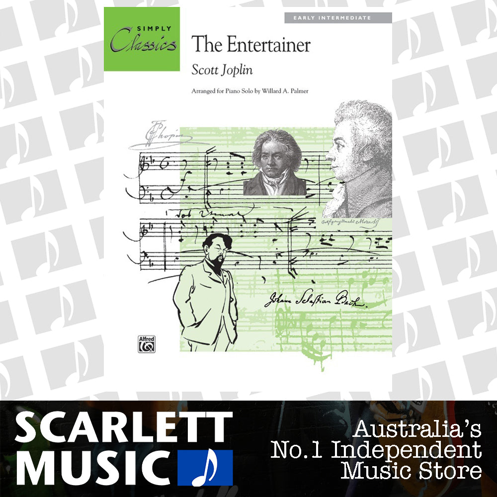 The Entertainer Simplified Piano Solo — view 2