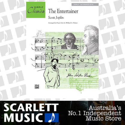 The Entertainer Simplified Piano Solo — view 2