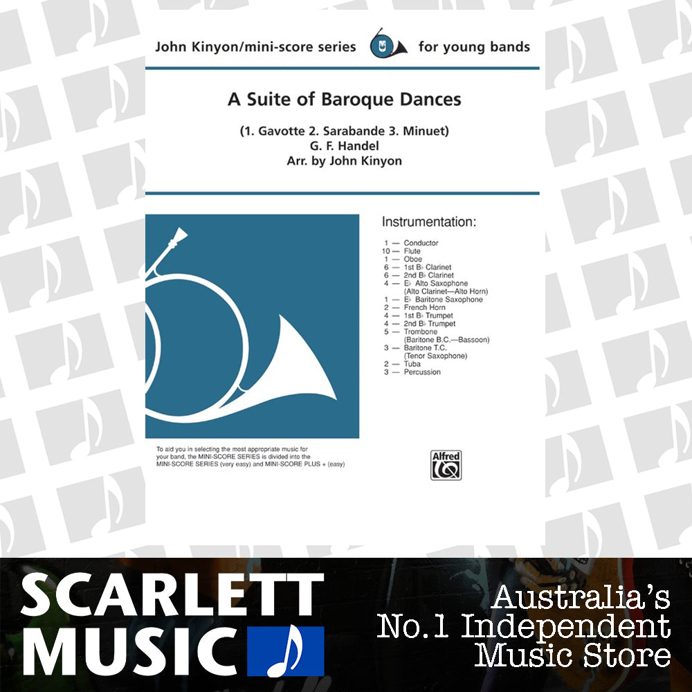 Suite of Baroque Dances for Concert Band Grade 1 — view 2