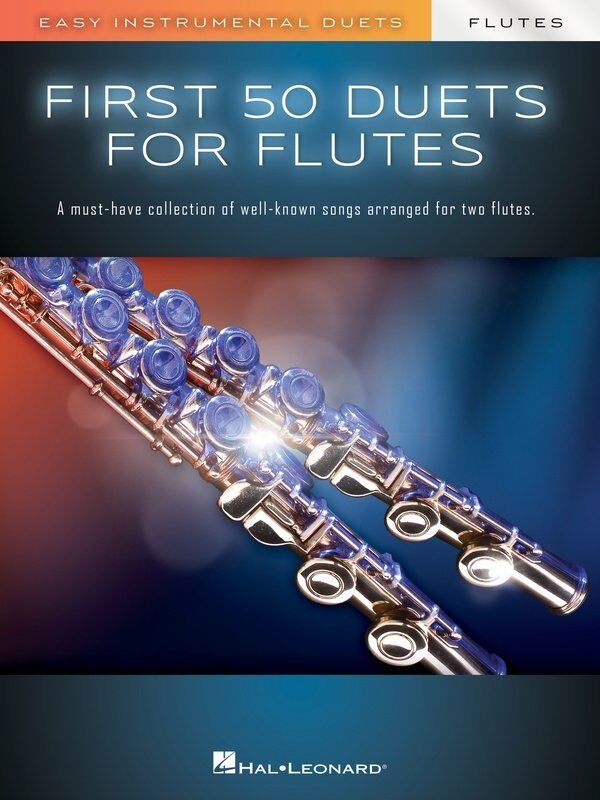 First 50 Duets for Two Flutes - Easy Instrumental Duets Series, 104 Pages, Hal Leonard