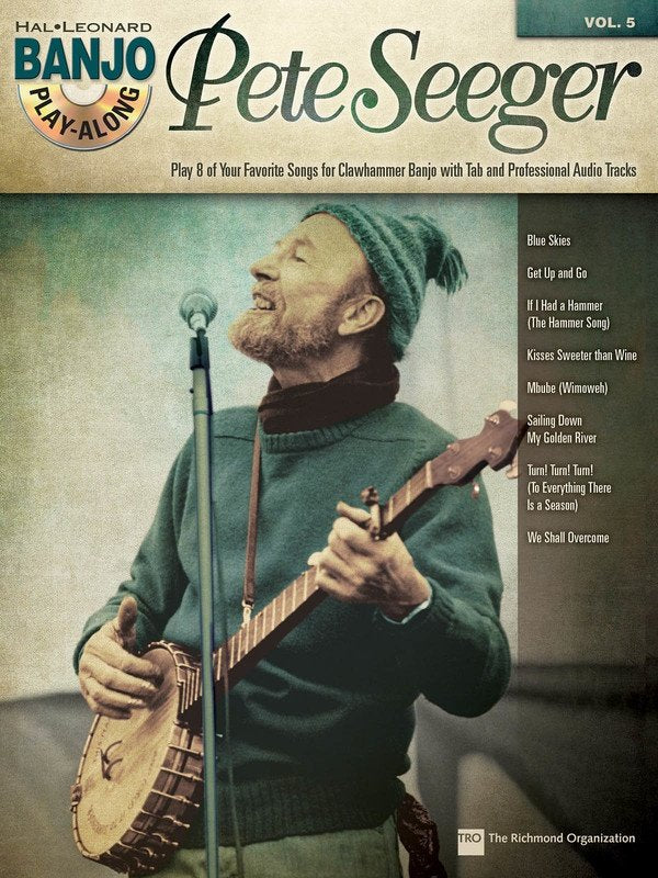 Pete Seeger — Banjo Play-Along Vol. 5, Book/CD (Hal Leonard)