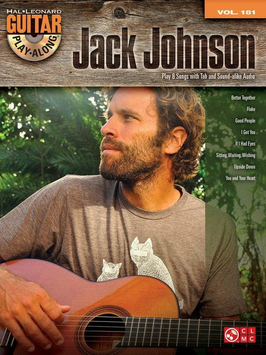 Jack Johnson — Guitar Play-Along Vol. 177, Book/CD (Cherry Lane Music)