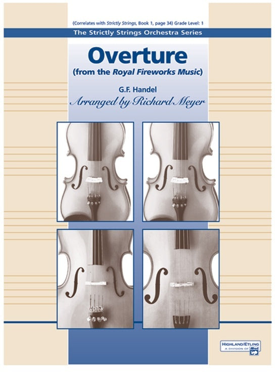 Overture From Royal Fireworks Music String Orchestra Gr 1