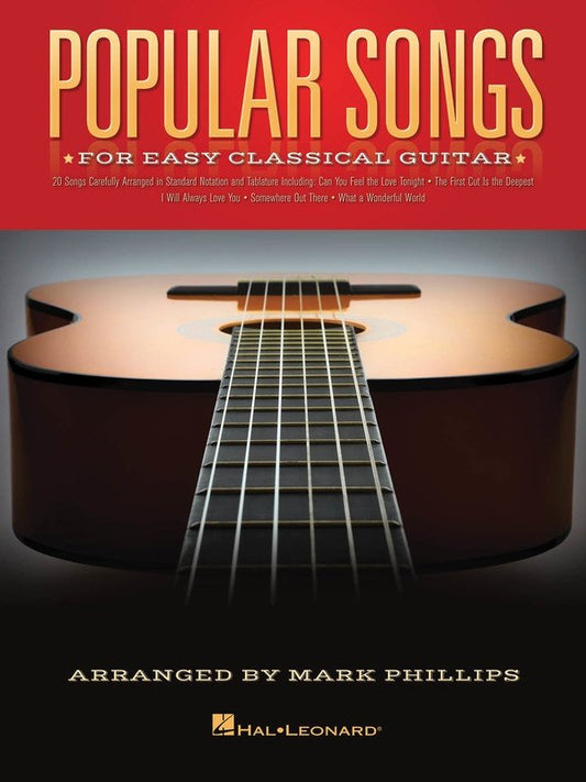 Popular Songs For Easy Classical Guitar Tab (Hal Leonard)
