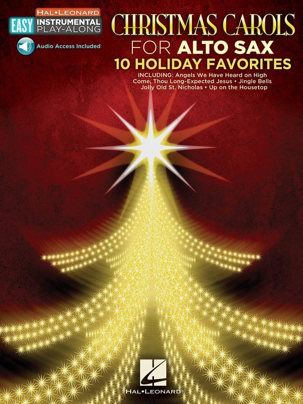 Christmas Carols for Alto Sax — Book/Online Audio (Hal Leonard Easy Instrumental Play-Along)