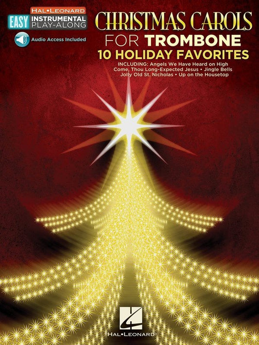 Christmas Carols for Trombone — Book/Online Audio (Hal Leonard Easy Instrumental Play-Along)