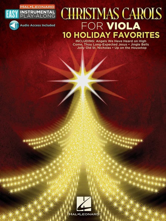 Christmas Carols for Viola — Book/Online Audio (Hal Leonard Easy Instrumental Play-Along)