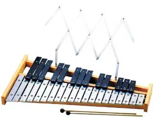30 Note Chromatic Glockenspiel (G-C) with Sheet Music Holder and Beaters
