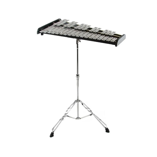 Adjustable Black/Chrome Glockenspiel Stand with Four Arms