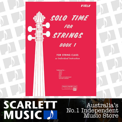 Solo Time for Strings Book 1 - Viola Sheet Music — view 2