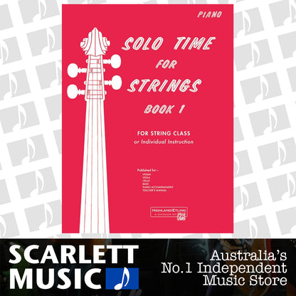 Solo Time for Strings Book 1 - Piano Accompaniment Sheet Music — view 2