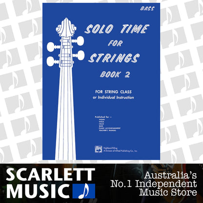 Solo Time for Strings Book 2 - Bass Sheet Music — view 2