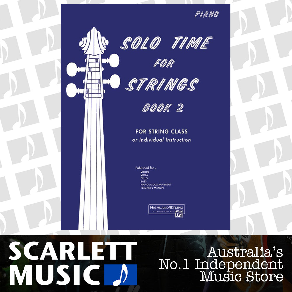 Solo Time for Strings Book 2 - Piano Accompaniment Sheet Music — view 2