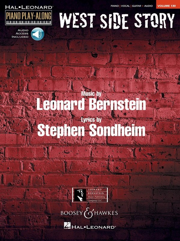West Side Story — Piano Play-Along Vol. 130, Book/Online Audio (Hal Leonard)