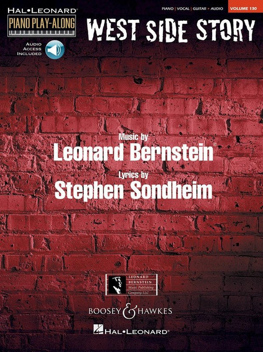 West Side Story — Piano Play-Along Vol. 130, Book/Online Audio (Hal Leonard)