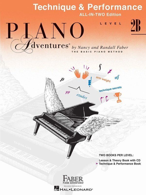 Piano Adventures All-In-Two Level 2B Technique & Performance Book