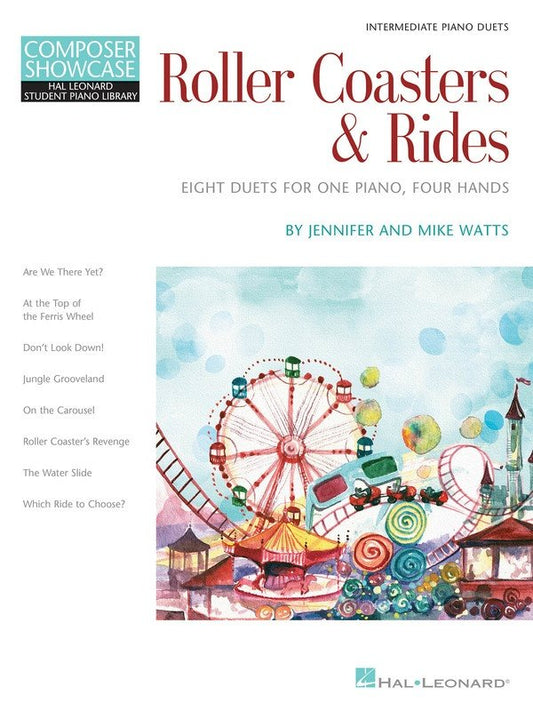 Roller Coasters & Rides — Piano Duet (Hal Leonard Composer Showcase)