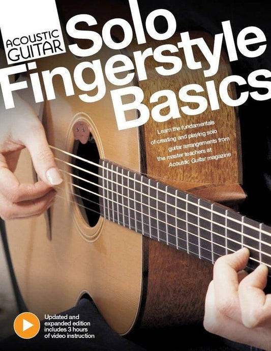 Acoustic Guitar Solo Fingerstyle Basics BK/OLM with 3 Hours of Video Instruction