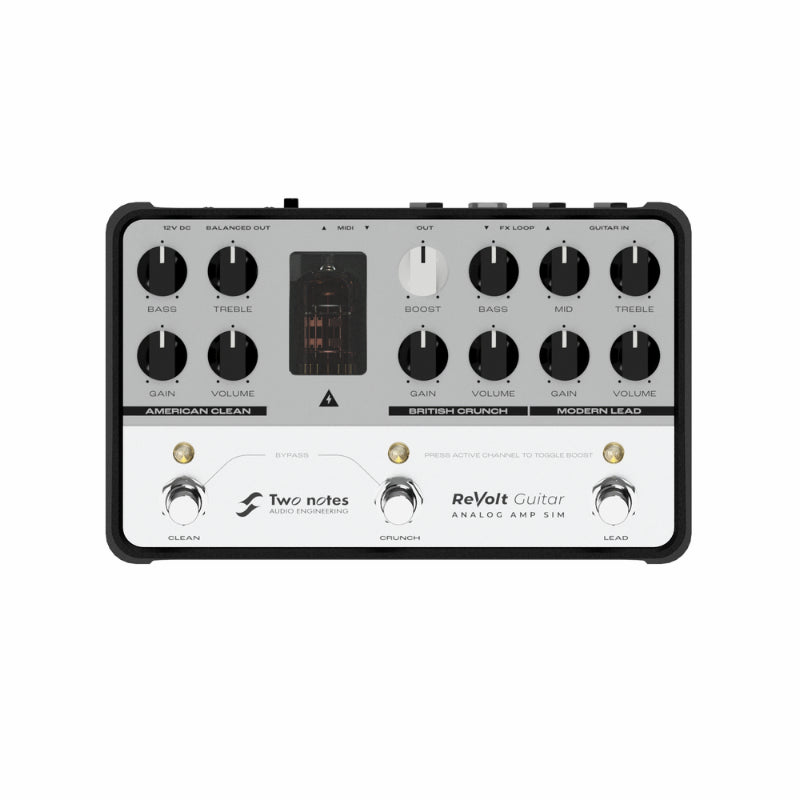 Two Notes Revolt Guitar 3 Channel Analog Amp Simulator Pedal — view 2