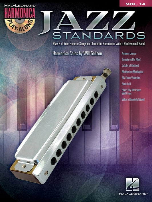 Jazz Standards — Harmonica Play-Along Vol. 14, Book/CD (Hal Leonard)