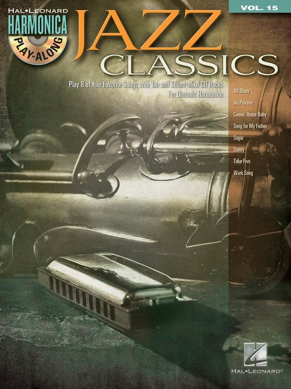 Jazz Classics — Harmonica Play-Along Vol. 15, Book/CD (Hal Leonard)