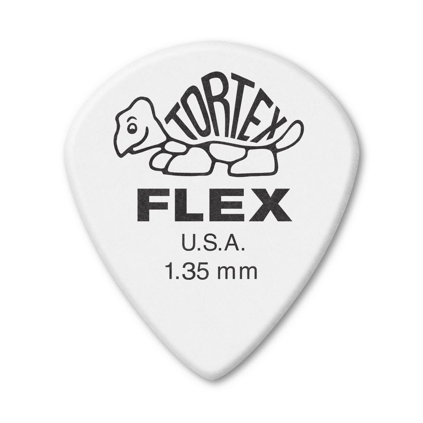 12 x Jim Dunlop Tortex Jazz III XL FLEX 1.35MM Gauge Guitar Picks 466R135