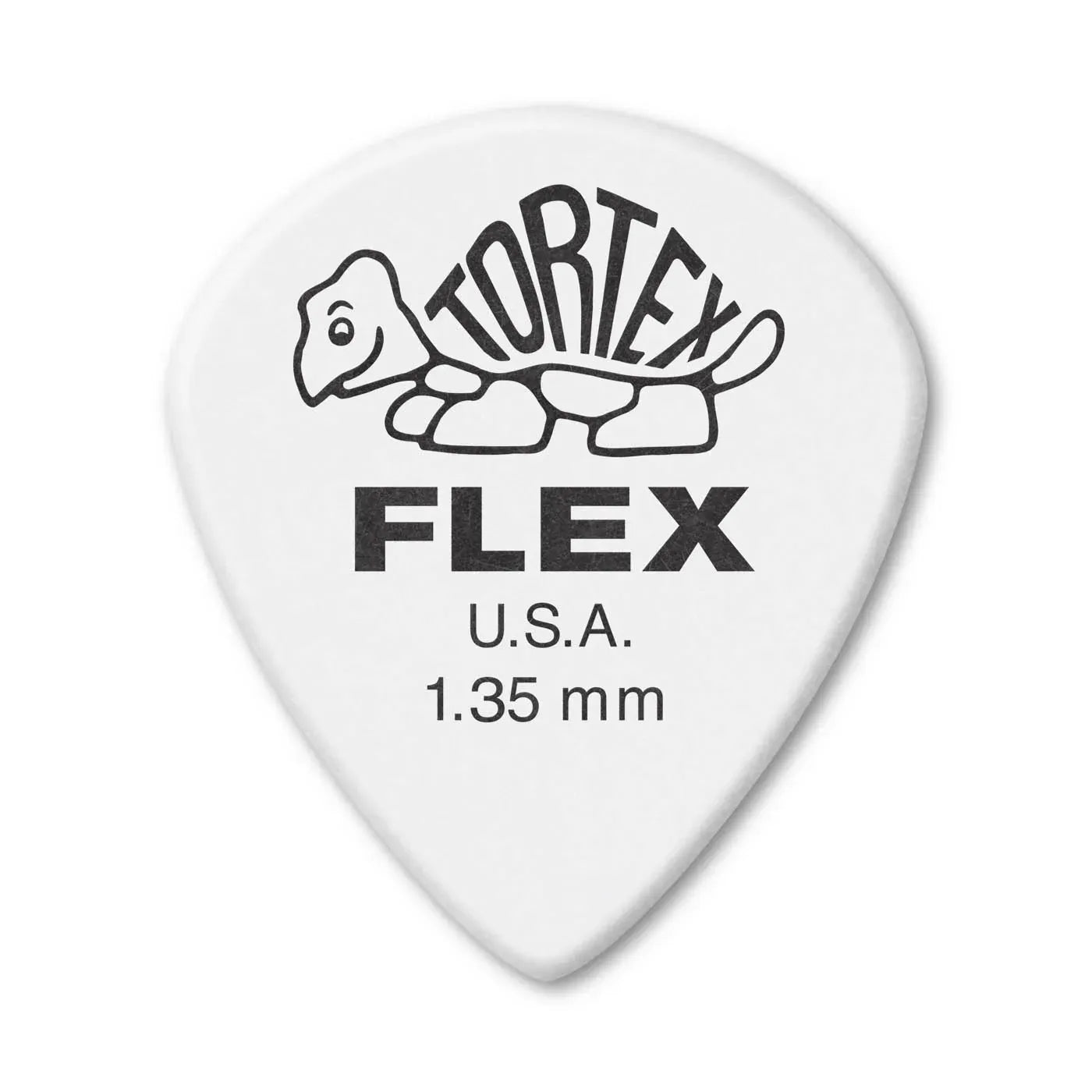 Jim Dunlop Tortex Flex Jazz III XL 1.35mm Guitar Pick (Single)