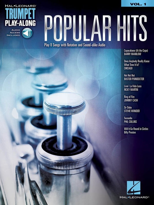 Popular Hits — Trumpet Play-Along Vol. 1, Book/Online Audio (Hal Leonard)