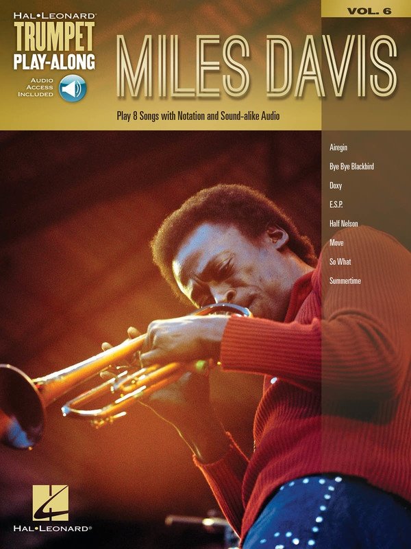 Miles Davis Trumpet Playalong V6 Bk/Ola (Hal Leonard)