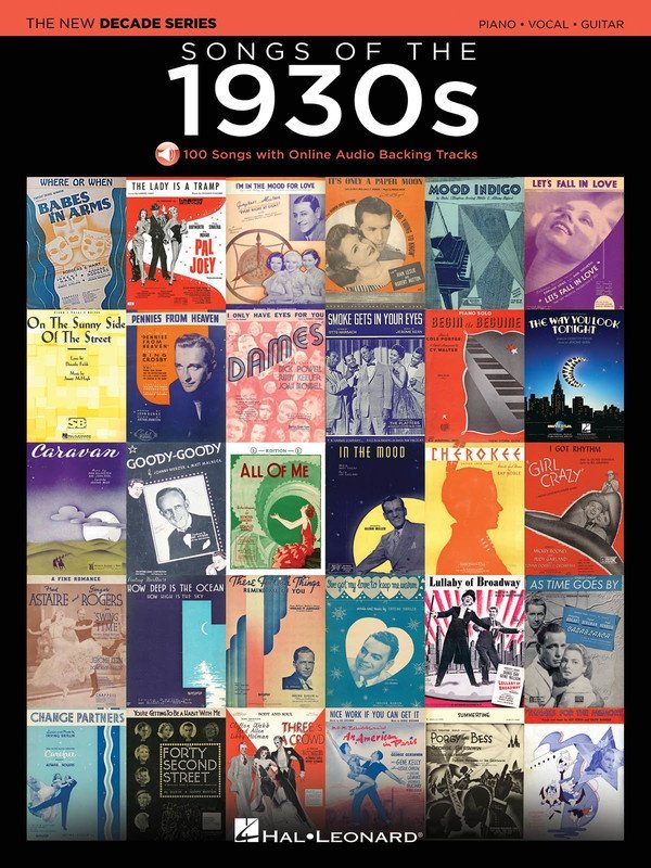 Songs Of The 1930S Pvg Bk/Ola (Hal Leonard)