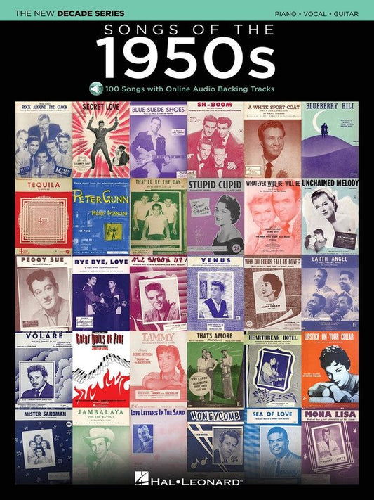 Songs of the 1950s — Piano/Vocal/Guitar, Book/Online Audio (Hal Leonard New Decade Series)