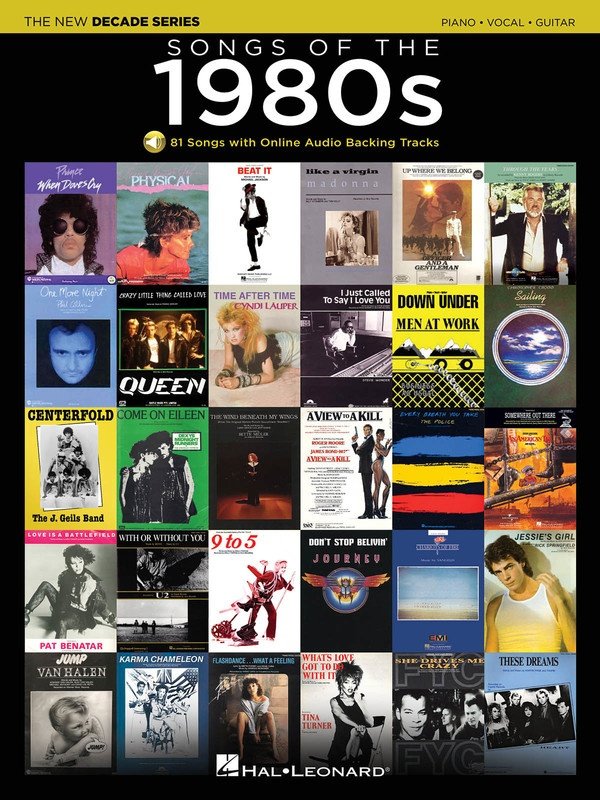 Songs of the 1980s — Piano/Vocal/Guitar, Book/Online Audio (Hal Leonard New Decade Series)