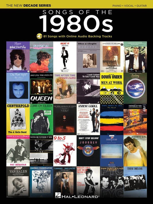 Songs of the 1980s — Piano/Vocal/Guitar, Book/Online Audio (Hal Leonard New Decade Series)