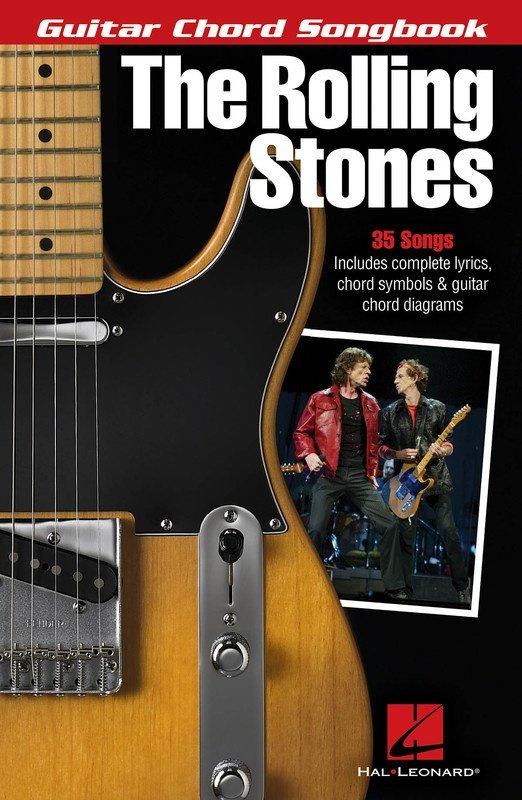 Rolling Stones — Guitar Chord Songbook, Melody Line, Lyrics & Chords (Hal Leonard)