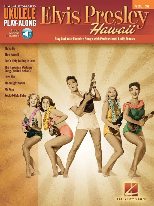Elvis Presley — Ukulele Play-Along Vol. 36, Book/Online Audio (Hal Leonard)