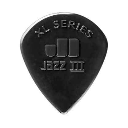 Jim Dunlop Nylon Pick Jazz III Black  (Single) — view 2