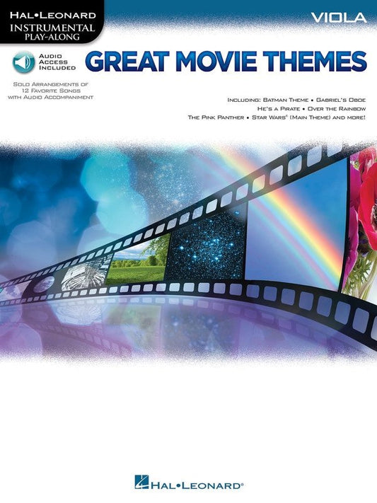Great Movie Themes for Viola — Book/Online Audio (Hal Leonard Instrumental Play-Along)